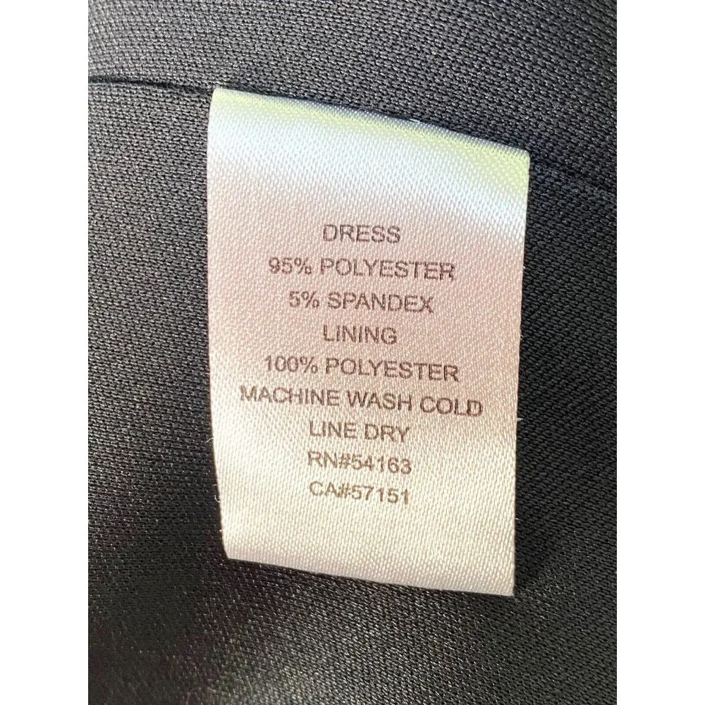 Jessica‎ Simpson Black Mini Dress 3/4 sleeves - Size XS - Wedding Guest Cocktail